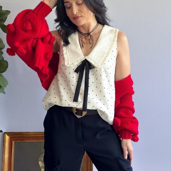 Vintage Peter Pan Collar Blouse | Sofie the Label - Picture 1 of 10